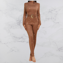 Load image into Gallery viewer, Keys Suede Jumpsuit
