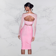 Load image into Gallery viewer, Pink Bandage Dress
