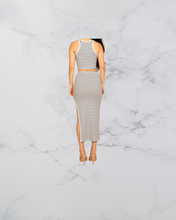 Load image into Gallery viewer, Striped Maxi Skirt Set
