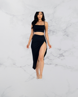 Deep Maxi Skirt Set
