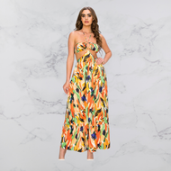 Tropical Cutout Maxi